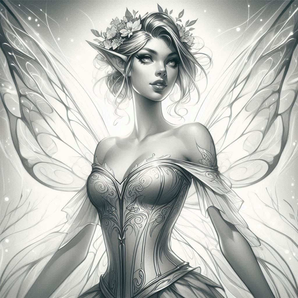 "Sylphide Ethérée" #1 – Gravure laser sur toile 250x250